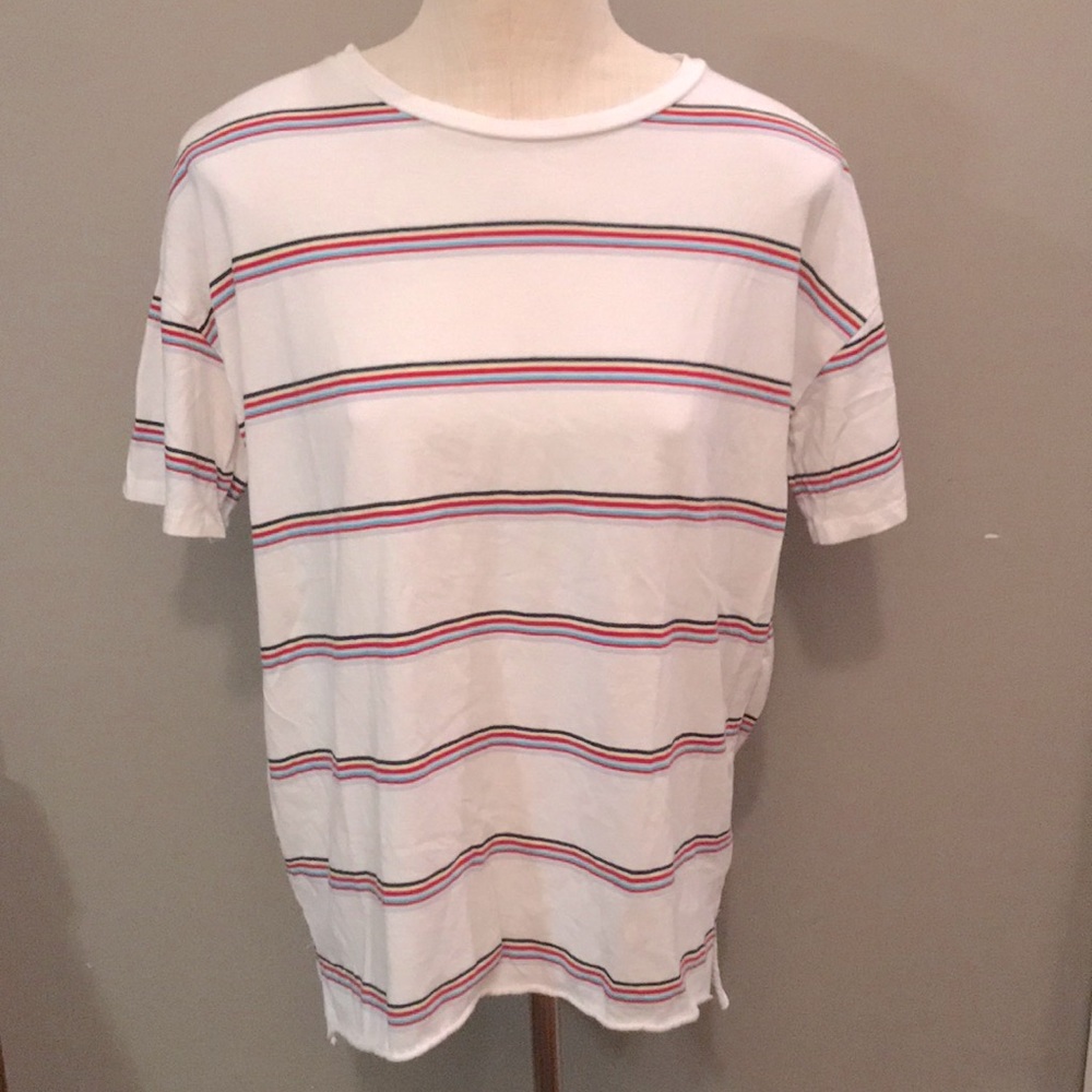 Men’s Harlow raw hem tee